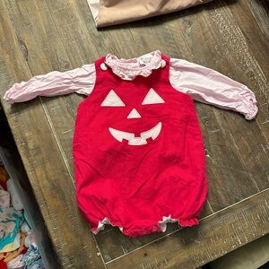 Hot pink corduroy pumpkin bubble